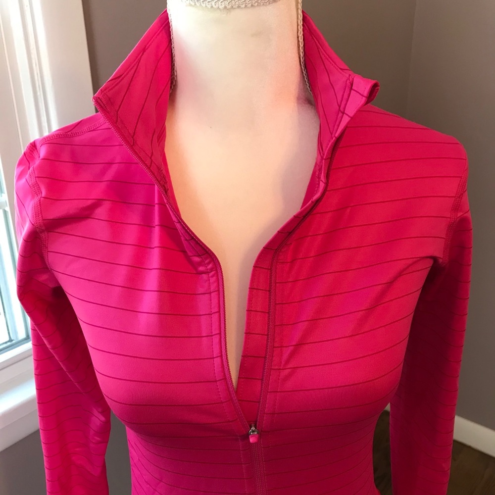 Nike Pro Striped Half Zip Pullover - image 7